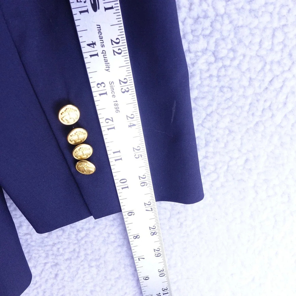 Brooks Brothers Mens 42XL 1818 Regent Blazer Wool Vitale Barberis Canonico Italy